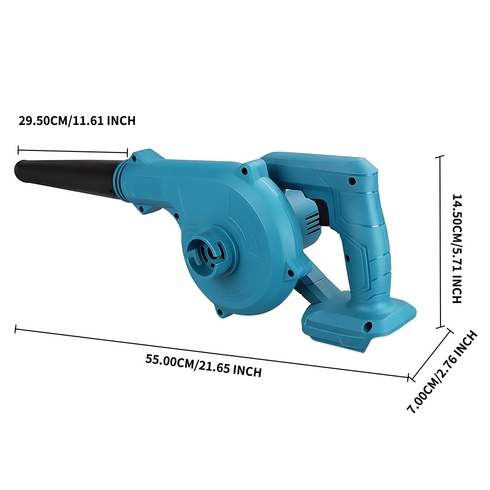 Cordless Leaf Blower, 2 in 1 Mini Electric Leaf Blower, Battery Powered Leaf Blower For Lawn Care, Yard, Blown Leaves and Snow ( Battery Not Included)
