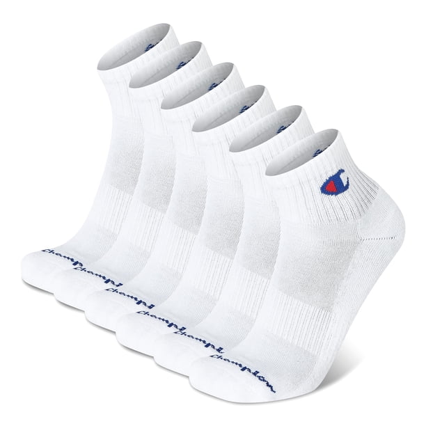 Medias Deportivas Champion para Hombre, Tobilleras Acolchonadas, Paquete de 6