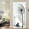 thumbnail image 4 of Autocollant de Porte 77x200cm Effet Trompe L'il Papier Peint 3D (Style 1), 4 of 5