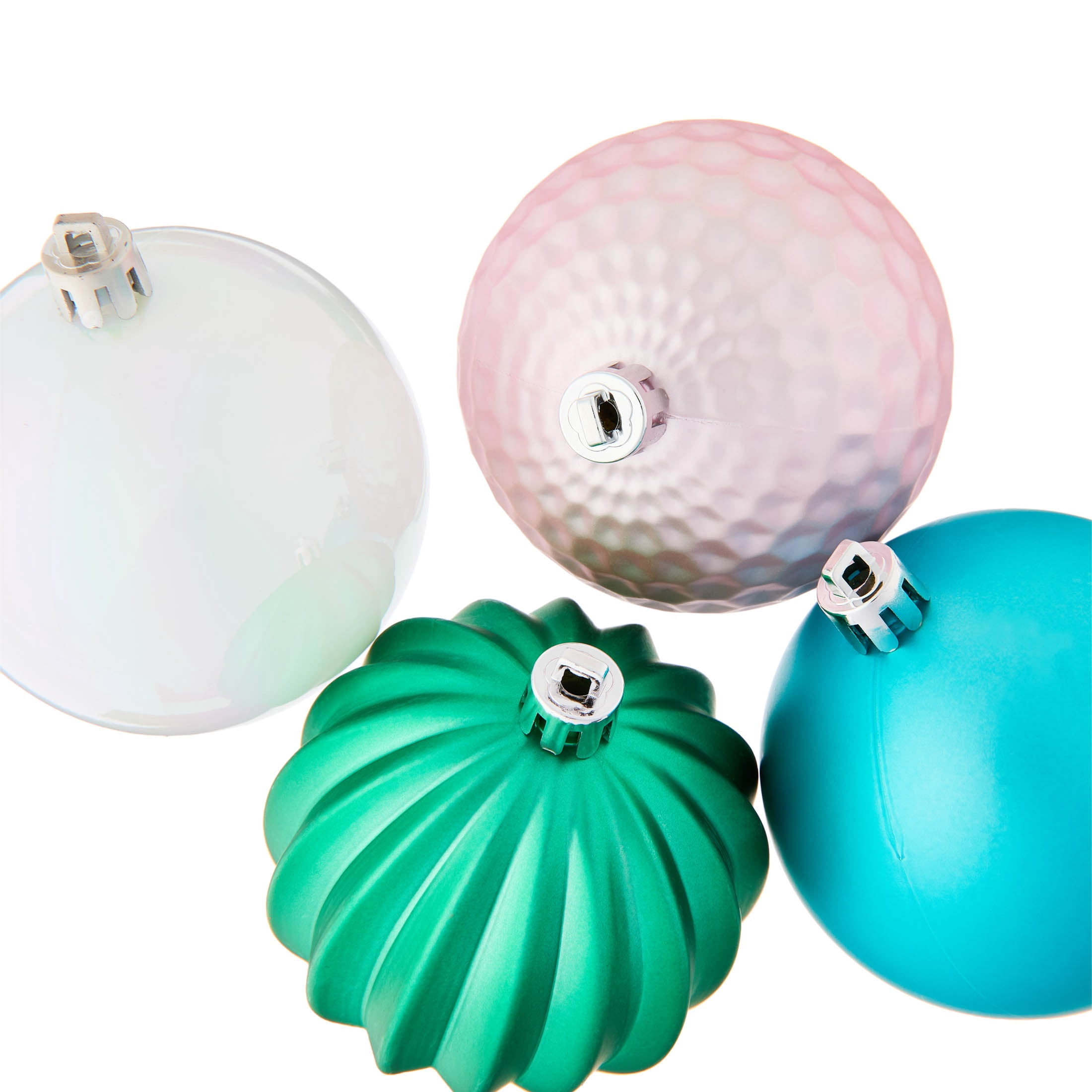 50-Count Multicolor Ball Shatterproof Christmas Ornaments, 3", by Holiday Time