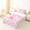 Pink C, variant on Erosebridal Pink Bow Tie Initial C Twin Sheet Sets 3pcs For Children Teens,Cute Love Heart Print Bedding For Girls
