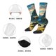 thumbnail image 5 of Balery Valley River Dinosaur Calcetas Largas con Estampado para Hombre y Mujer – Suaves y Transpirables, Talla Única (US 5-11), 5 of 6