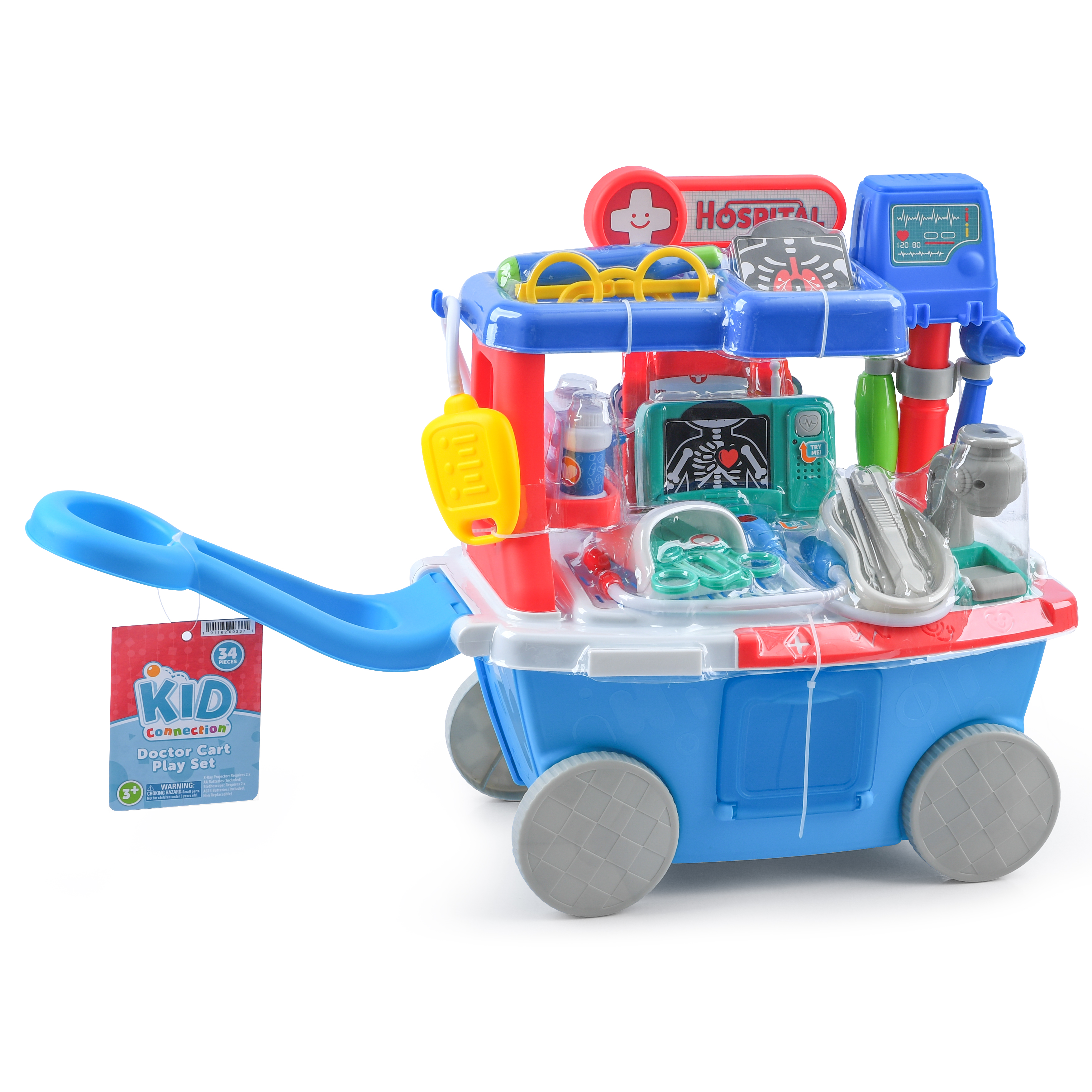 Kid Connection Doctor Cart Play Set, 34 Pieces photo 7