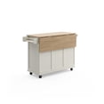 thumbnail image 4 of Hawthorne Collections Traditional Wood Kitchen Cart in White, 4 of 16