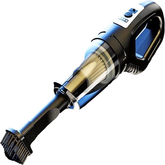 Wireless Handheld Car Vacuum Cleaner, ABS Black, 120W, Rechargeable, Dual Purpose, for Car Home Office