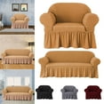 thumbnail image 2 of CAROOTU High Elastic Sofa Cover All-Protection Solid Color Non-slip Universal Fabric, 2 of 5