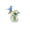 Blue-BU Home Decor, variant on karymi Handmade Glass Vase Set, Spring Table Ornaments, 6pcs Flower Branches + 1 Vase + 1 Bird, 2.76x1.97x1.97in, for Desktop Shelf Display Gift Ideas