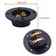 thumbnail image 2 of 9 Piezas DIY Casa Estéreo de Coche Caja de Altavoz de 2 Vías Poste de Unión de Terminales Conectores de Copa de Resorte Redondo Enchufes de Subwoofer (Negro), 2 of 5