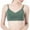 Dark Green, variant on Woemens Brassiere V Neck Sports Bras For Thin Straps Padded Yoga Basic Wireless Bra Camisole Simple Charm