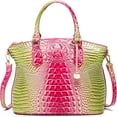 thumbnail image 1 of LHSHID Women Purse Satchel Bag Long Crossbody Classy Tote Bag Top Handle Vegan Leather Ladies Handbags Embossed Pattern, 1 of 6