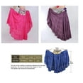 thumbnail image 4 of Flax 8m Tribal Skirt Tribal Dance Skirt Belly Dance Skirt Gypsy Skirt Big Swing Skirt Bohemia Skirt with Coins Hip Scarf,darkpurple, 4 of 4