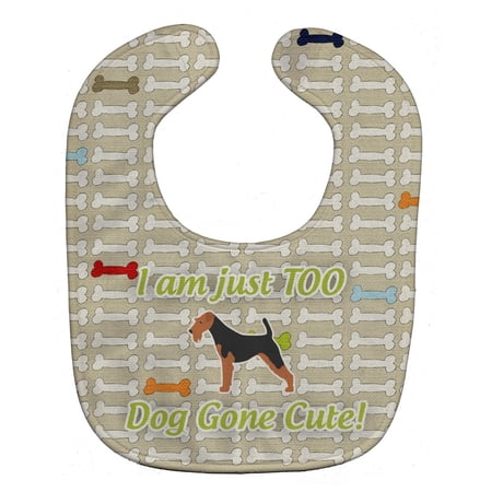 Airedale Terrier Dog Gone Cute Baby Bib