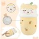 thumbnail image 4 of 40 CM Yellow Lemon Bear Pearl Milk Tea Pillow, Stuffed Animal And Fruit Toy, Soft Cartoon Home Cushion With Small Eyes, Kawaii Boba, 4 of 4