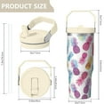 thumbnail image 4 of 30 Oz Tumbler Colorful Cartoon Pineapple Tumbler with Lid and Straw, Birthday Gift Cup for Friend Women Men Coffee Travel Mug Thanksgiving Day Halloween Christmas Gift Water Bottle, 4 of 7