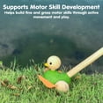 thumbnail image 6 of PlanToys® Wooden Push Along Duck Toy | Montessori Walking, Movement and Cause Effect Play Activity | Eco Friendly Pull and Push Toy for Early Development, 6 of 9