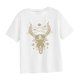 thumbnail image 3 of Tops de manga corta para mujer, camisetas suaves, camisetas básicas, camisetas novedosas de verano con cuello redondo, ropa de calle para compras en la calle Blanco Yinane Camiseta para mujer, 3 of 8