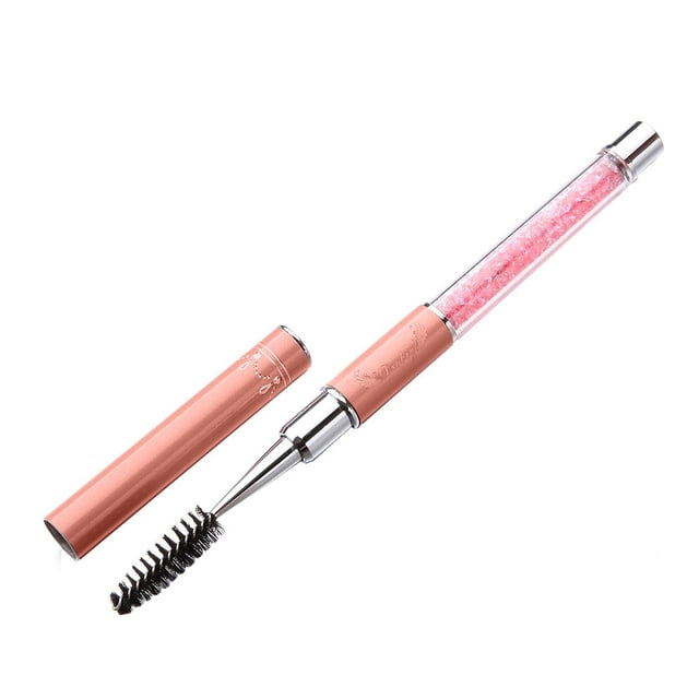 1 cepillo de pestañas de cristal de alta calidad, varitas aplicadoras de rímel, maquillaje