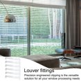 thumbnail image 3 of TRAHOO-3.5 Inch Valance Clips for Blinds,Clear Plastic Valance Clips Window Blinds Clip for Horizontal Blinds Valance Retainer Holder(Size:6 pcs), 3 of 4
