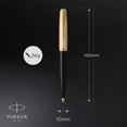 thumbnail image 3 of Parker 51 Deluxe Ballpoint Pen Medium Point Black Ink (2123513), 3 of 8