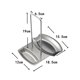thumbnail image 5 of Billuyoard Organizador de cocina, estante para tapas de ollas, soporte para cucharas de acero inoxidable, estante para tapas de ollas, estante para platos Barra de herramientas Billuyoard HA017299-00, 5 of 5