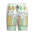 thumbnail image 3 of Picia Books Pajama Shorts for Men, Men's Pajama Bottoms, Sleepwear,Short Pajama Pants-X-Large, 3 of 9