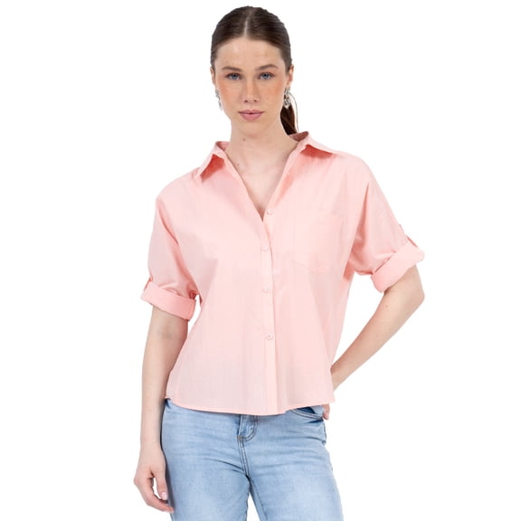 BLUSA PARA MUJER QUARRY CASUAL CUELLO ITALIANO