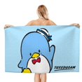 thumbnail image 1 of Tuxedo Sam Toalla de playa de secado rápido con diseño temático, regalo para mujeres y niñas, ideal para cumpleaños, fans, amantes de la música, uso en la playa o al aire libre, 78 × 160 cm, 1 of 6