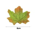 thumbnail image 6 of sunsanly 200Pcs Artificial Maple Leaf Realistic Fake Silk Colorful Fall Maple Leaves Decoration Halloween Party Thanksgiving Day Autumn Festival Decor Photo Props, 6 of 8