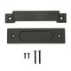 thumbnail image 2 of Manija De Puerta De Granero, Manija De Puerta Corrediza De Superficie Suave, Negra Duradera Para Cobertizos, 2 of 7