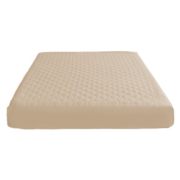 Khaki Premium Waterproof Mattress Protector Non Slip Surface Soft Bed Cover Washable Hypoallergenic Bedding Encasement #Dq6kz
