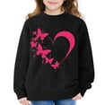 thumbnail image 5 of Ruyang Heart Sweatshirts for Teen Girls Cute Trendy Oversized Hoodies Long Sleeve Crewneck Fall Winter Pullover Sweater, 5 of 7