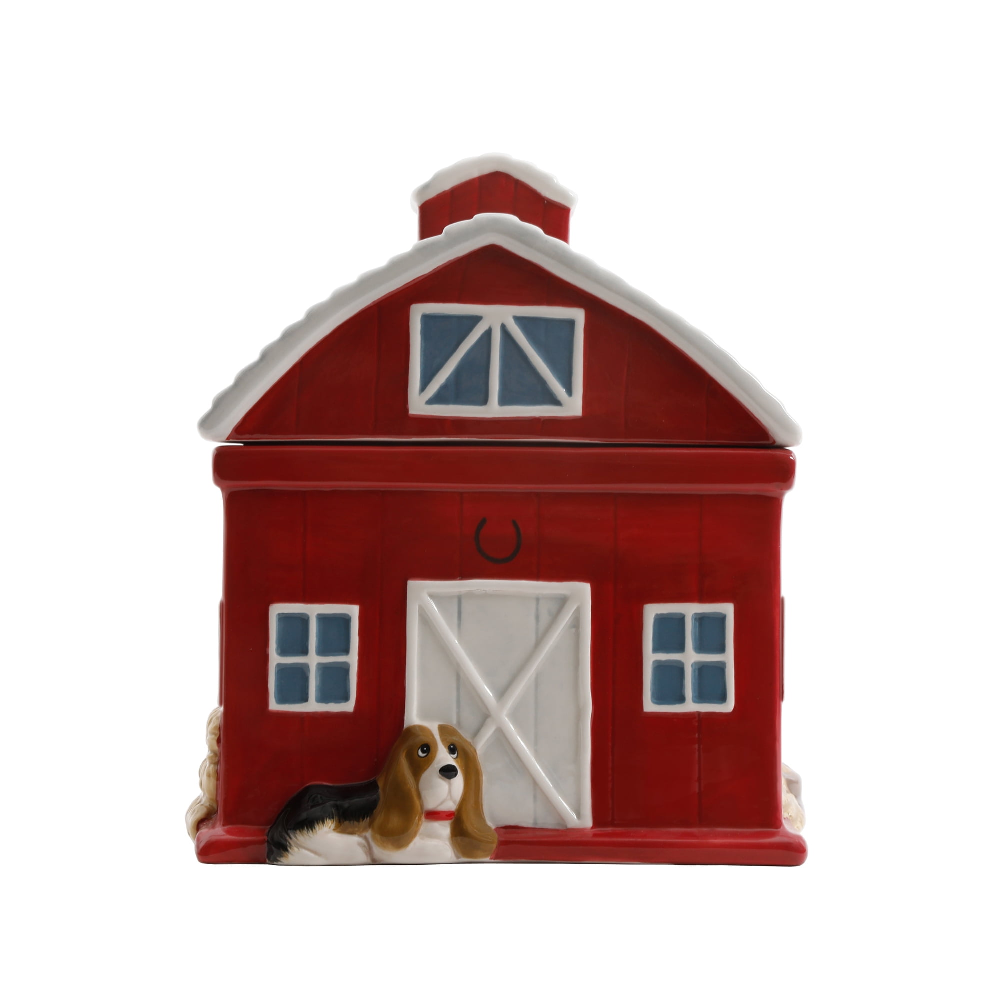 The Pioneer Woman Barn 7.9 Inch Cookie Jar home kitchen decor storage