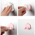 thumbnail image 2 of Dopebox Stainless Steel Suction Shower Hooks Small Clear Heavy Duty Vacuum Suction Hooks Wall Hooks With Adhesive Suction Cup Hooks, for Bathroom & Kitchen Shower Hooks (white), 2 of 7