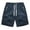 Blue, variant on Womens Hiking Shorts Quick Drying Lightweight Elastic Waist Stretchy Shorts For Women Workout Shorts For Women Women'S Shorts With Zipper Pockets