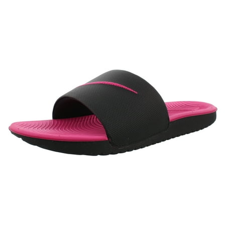 Nike - NIKE Kids Kawa Slide (GS/PS) Sandals Black Vivid Pink Size 6 ...