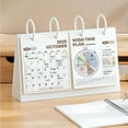 thumbnail image 1 of EGNMCR 2025 Clock Plan Calendar desk calendar, 1 of 9