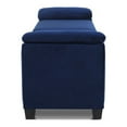 thumbnail image 5 of Jolene Storage Bench Nailhead Accent Navy Blue, 5 of 13