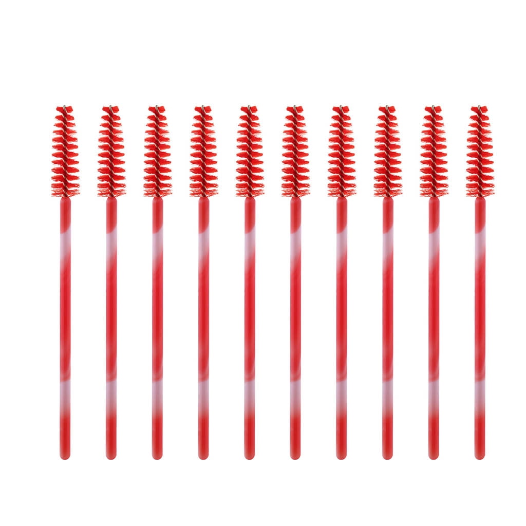 yolai 50pcs disposable eyelash brush make up gloss wands applicator
