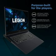 Lenovo Legion 5, 17.3, AMD Ryzen 5 5600H, NVIDIA GeForce GTX 1650, 8GB, 256GB NVMe TLC SSD, Windows 11 Home, Phantom Blue, 82K00045US