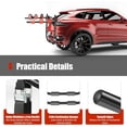 thumbnail image 5 of Car Bicycle Rack 3-Bike, Vehicle Trunk Mount Bike Rack F Frame Foldable Bicycle Carrier Holder for Most Cars SUV Sedan Hatchback Minivan, 88lbs Load, 5 of 13