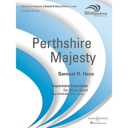 Boosey and Hawkes Perthshire Majesty (Score Only) Concert Band Level 4 Composed by Samuel R.