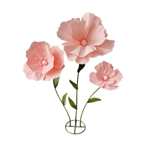 jifeng Wedding Giant Flowers for Decoration for Living Room Decor Birthday Parties Pink