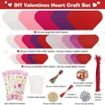 thumbnail image 5 of 24pcs A Set Heart Shaped Stickers Valentine's Day Gift Craft Kit DIY Love Card Sticker Set for Mother's Decoration Confession Gift Party Supplies Decor, 5 of 8