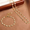 thumbnail image 6 of Lancharmed 14K Gold Plated Necklace for Men Glossy Heart Necklace Birthday Gift, 6 of 8