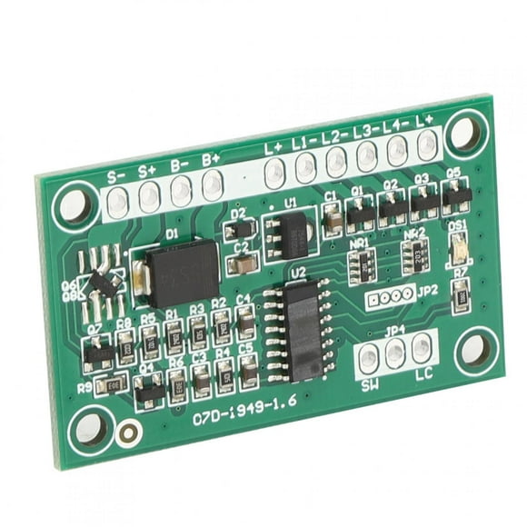 Four Control Outputs Solar Strobe Light Controller, Warning Light Circuit Board 12V Traffic Light Control Board, For Solar Traffic Signals 12.8V
