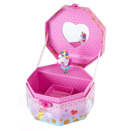 Hot Focus Hot Focus Musical Girls Jewelry Box Rainbow - 