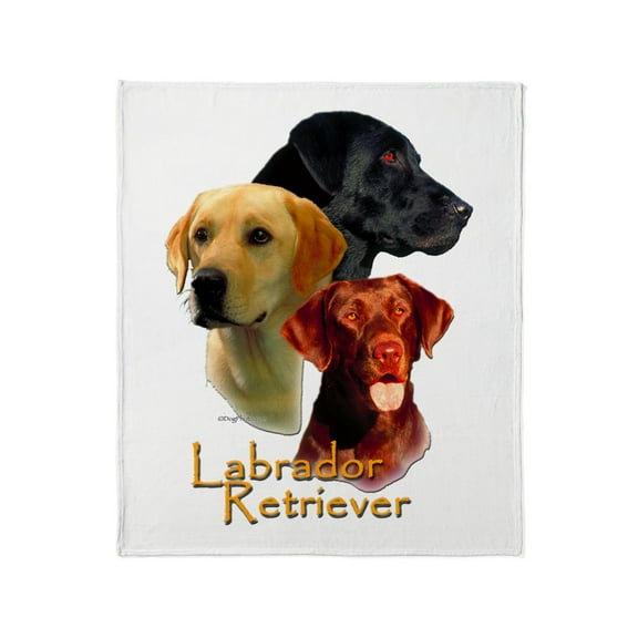 CafePress - Labrador 7 Throw Blanket - Soft Fleece Throw Blanket, 50"x60" for All Ages