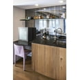thumbnail image 4 of Commercially listed 5.5 cu.ft. counter height beverage center in a 24" footprint, with black cabinet, glass door, thin stainless steel handle, and lock, 4 of 4