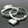 thumbnail image 4 of Bracelet Embossing Design Adjustable Jewelry Bell Pendant Baby Bangle for Toddler, 4 of 10