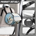 thumbnail image 6 of ZIATUBLE Christmas Snowman Dispenser Tissue Holder Snowflakes Hanging Paper Towel Case Reusable Paper Pouch Organizer Camping Hanging Paper Towel Storage Bag for Kitchen Bathroom, 6 of 7